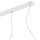 Suspension COURTNEY Blanc Métal 3-flmg Moderne