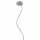 Argent blanc lampe suspendue en métal table à manger