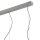 Lampe suspendue Argent Blanc Métal Table à manger Moderne