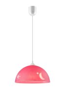 Lampe à suspendre THORLEY Rose ronde Chambre denfant