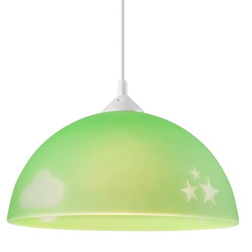 Suspension Abat-jour Vert Enfants ronde Garçons