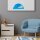 Lampe de chambre denfant THORLEY bleu rond fille