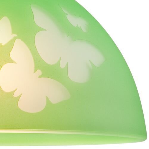 Lampe de chambre denfant verte ronde fille colorée