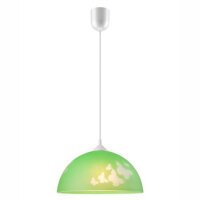 Lampe de chambre denfant verte ronde fille colorée