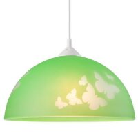 Lampe de chambre denfant verte ronde fille colorée