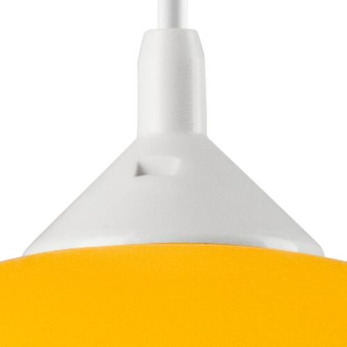 Suspension Lampe déclairage jaune Fille ronde