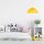 Suspension Lampe déclairage jaune Fille ronde