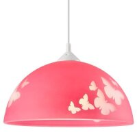 Lampe de chambre denfant fille Rose ronde Lampe