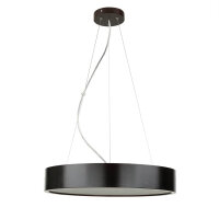 Suspension Lampe en bois brun Salle à manger ronde
