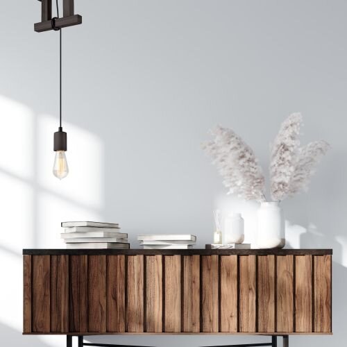 Lampe à suspendre polyvalente AMIDA Marron Table à manger
