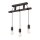Suspension AMIDA Marron Moderne longue table à manger