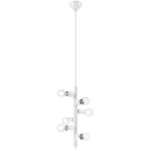 Suspension TORREN Blanc Moderne Table de salle à manger en métal
