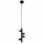 Suspension Salon Moderne Noir Métal
