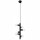 Suspension en métal noir 6-flmg table à manger