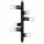 Suspension en métal noir 6-flmg table à manger