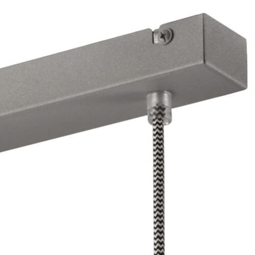 Suspension Argent Métal 3-flmg Rétro Table de salle à manger