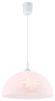 Lampe de cuisine jaune verre abat-jour rétro SOLEN