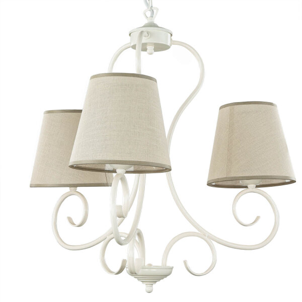 Lustre Beige Tissu Campagne Lampe de table à manger