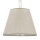 Suspension Beige Campagne ronde Table de salle à manger Tissu
