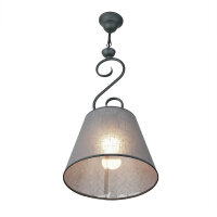 Suspension Anthracite Tissu Landhaus Table de salle...