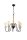 Lustre bois 5-flmg Moderne Lampe de table à manger