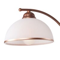 Lampe à suspendre brune en métal 3-flmg Art...