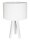 Lampe de table pour enfants fille blanche 46cm bois