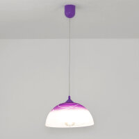 Suspension lilas verre rond table à manger...