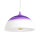 Suspension lilas verre rond table à manger rétro ADANIA