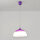 Suspension lilas verre rond table à manger rétro ADANIA