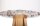 Lampe de table Abat-jour Blanc Rose Bois Tripode 46cm Rétro