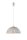 Suspension Couleur Lampe Gris Verre Table &agrave; manger ronde