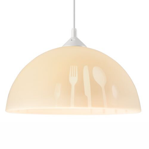 Lampe de table à manger Suspension jaune Rétro Salon