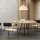 Lampe de table à manger Suspension jaune Rétro Salon