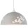 Lampe à suspendre Salon Table à manger Gris Verre rond