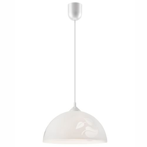 Suspension Gris Rétro ronde Table à manger Verre Lampe
