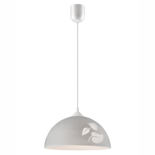 Lampe à suspendre Gris Verre rond Table à manger Rétro confortable