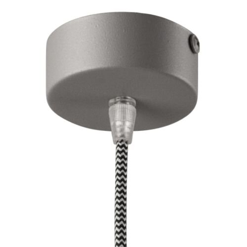 Suspension Couleur Gris Bois Rond Rétro Salle à manger