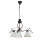 Shabby Noir Suspension 3-flmg Art Nouveau