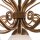 Lampe à suspendre Shabby brun antique métal 5 flammes