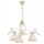 Lampe à suspendre Table de salle à manger Shabby Blanc Métal 3 flammes