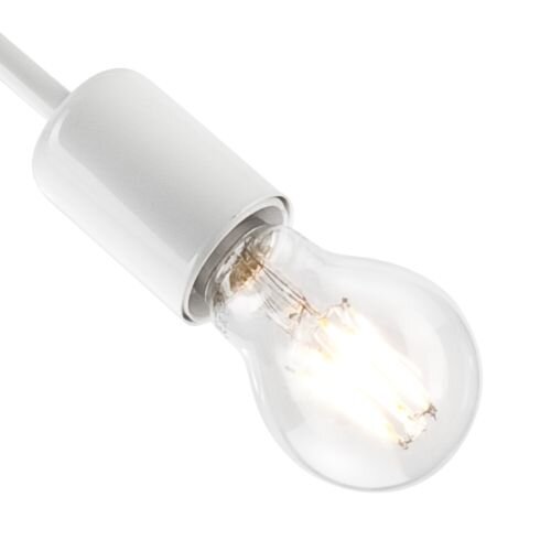 Lampe à suspendre élégante ANETHA Blanc Table à manger moderne