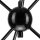 Lampe à suspendre de table noir métal 6-flmg