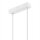 Suspension moderne Table de salle à manger Blanc Lampe en bois