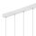 Blanc Suspension Bois 5xE27 longue Table de salle à manger moderne