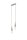 Lampe suspendue Salle &agrave; manger Argent M&eacute;tal Bois Lampe