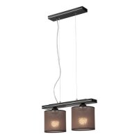 Suspension CARESA Marron Noir Moderne