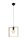 Lampe suspendue moderne en bois angulaire Lampe de table &agrave; manger