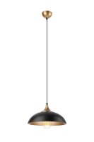 Suspension EIRELA en noir or r&eacute;tro