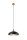 Suspension EIRELA en noir or rétro